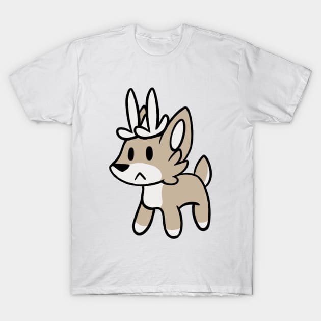 Plush deer T-Shirt by d o r r i a n